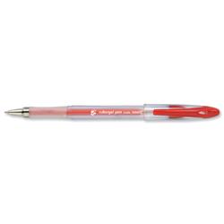 5 Star Office Roller Gel Grip Pen 1.0mm Tip 0.5mm Line Black Pack 10