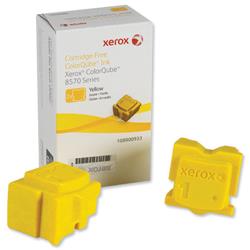 Xerox Ink Sticks Solid Page Life 4400pp Yellow Ref 108R00933 - Pack 2