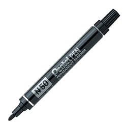 Marcatore N50 Pentel Pen - nero - punta tonda - tratto 4,3 mm