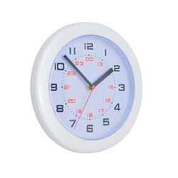 Controller Wall Clock with 24 Hour Dial Diameter 250mm White