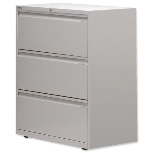 Buy Bisley Side Filing 3Drawer W800xD470xH9971021mm Goose