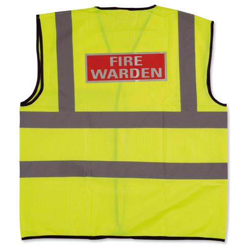Buy IVG Fire Warden Vest Medium Ref IVGSFWVM IVGSFWVM