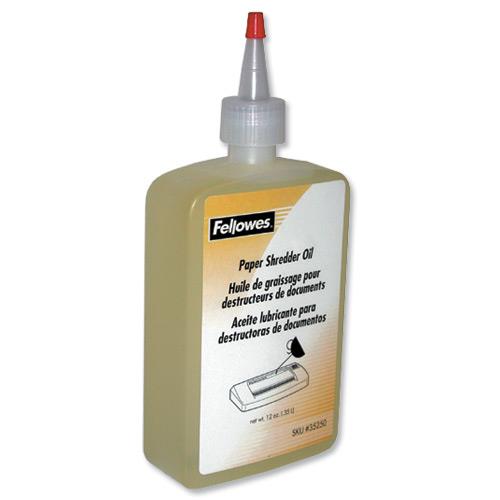 Fellowes Shredder Oil for all Crosscut Shredders Bottle 350ml Ref
