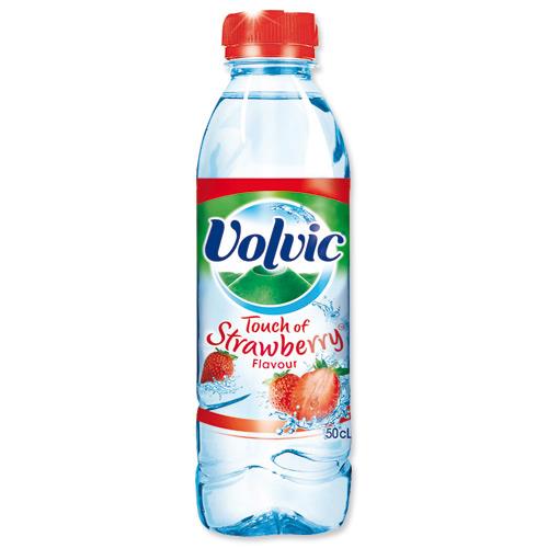 volvic glass bottle