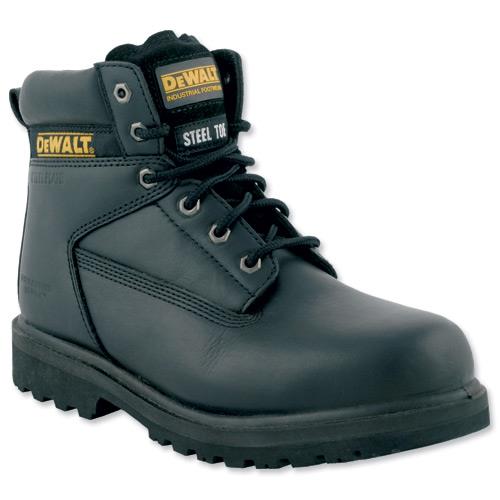 Buy Dewalt Maxi Safety Boots Size 11 Chemicalresistant 6 inch Steelmidsole Leather Black Ref