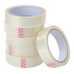 5 Star Value Clear Tape 25mmx66m Polypropylene - Pack 6