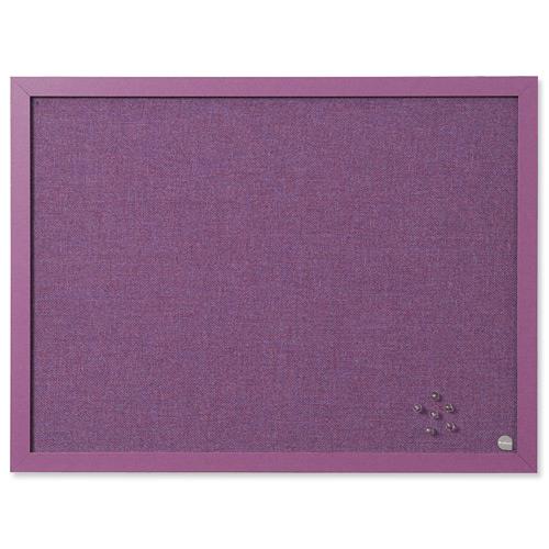 BiOffice Lavender Purple Notice Board 60x45cm Ref FB0469418